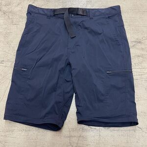 Macpac Shorts Men's XL Black Cross Terrain Nylon Belted‎ Hiking Casual